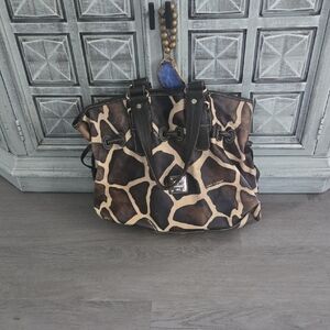 Dooney & Bourke Giraffe Print Tote Bag